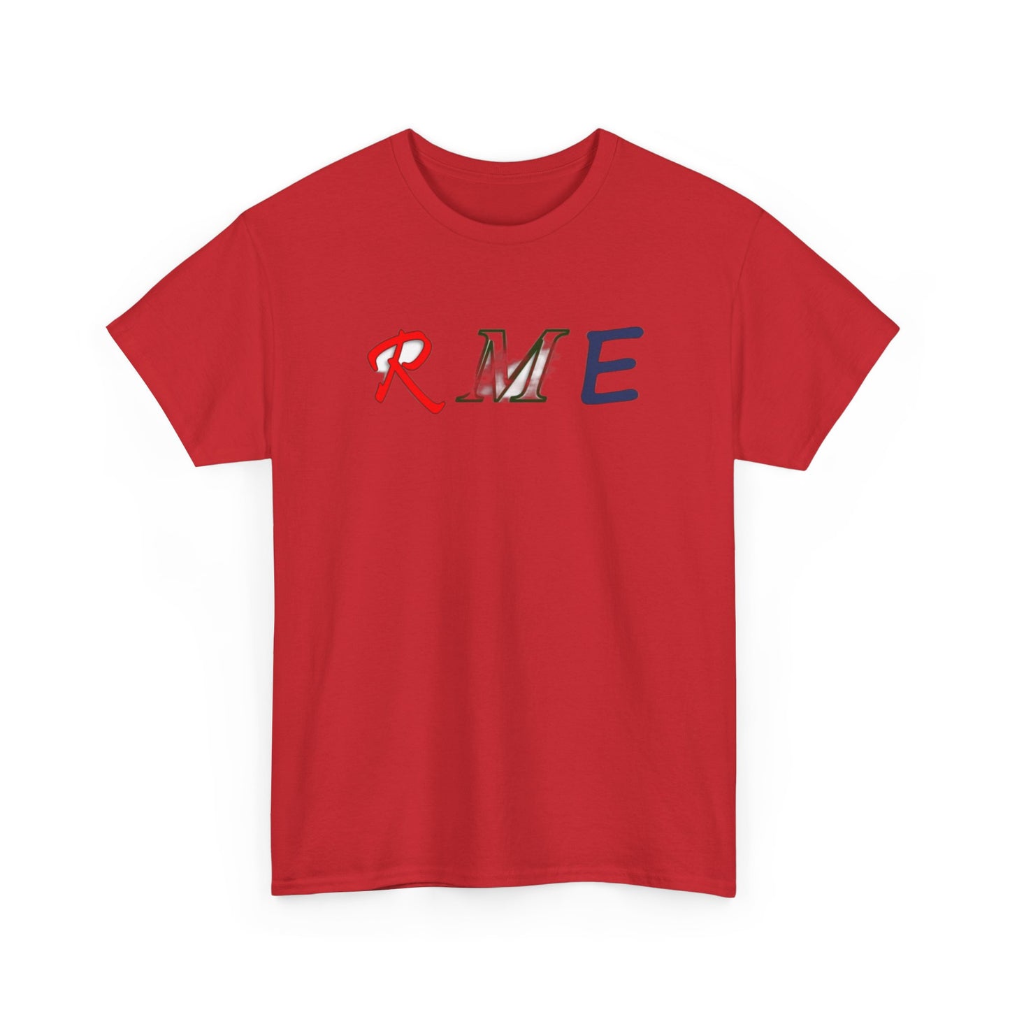 RME - Red White Blue Green Blur - Unisex Heavy Cotton Tee
