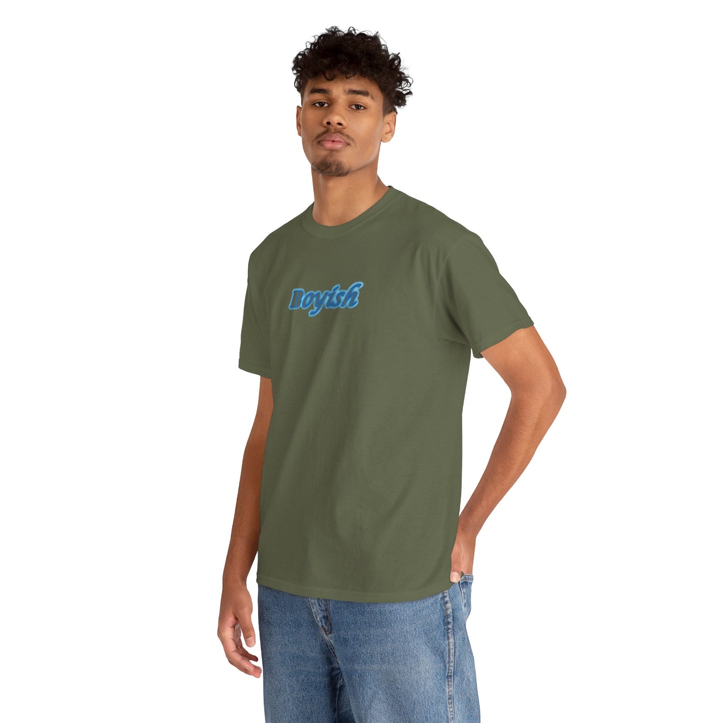 Boyish Unisex T-Shirt, Casual Tee, Trendy Tee, Cotton Tee, Graphic Tee Shirt for Men and Women