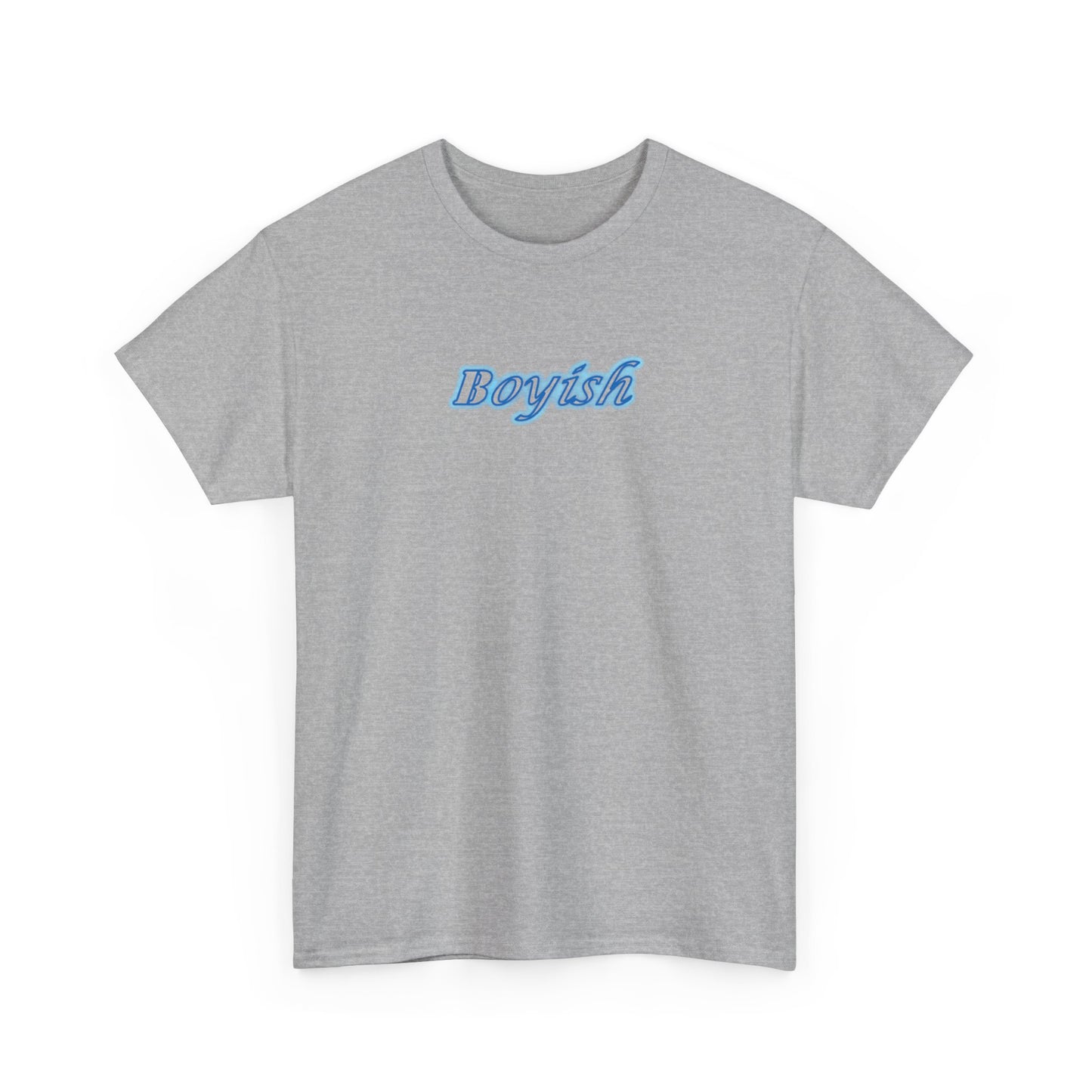 Boyish Unisex T-Shirt, Casual Tee, Trendy Tee, Cotton Tee, Graphic Tee Shirt for Men and Women