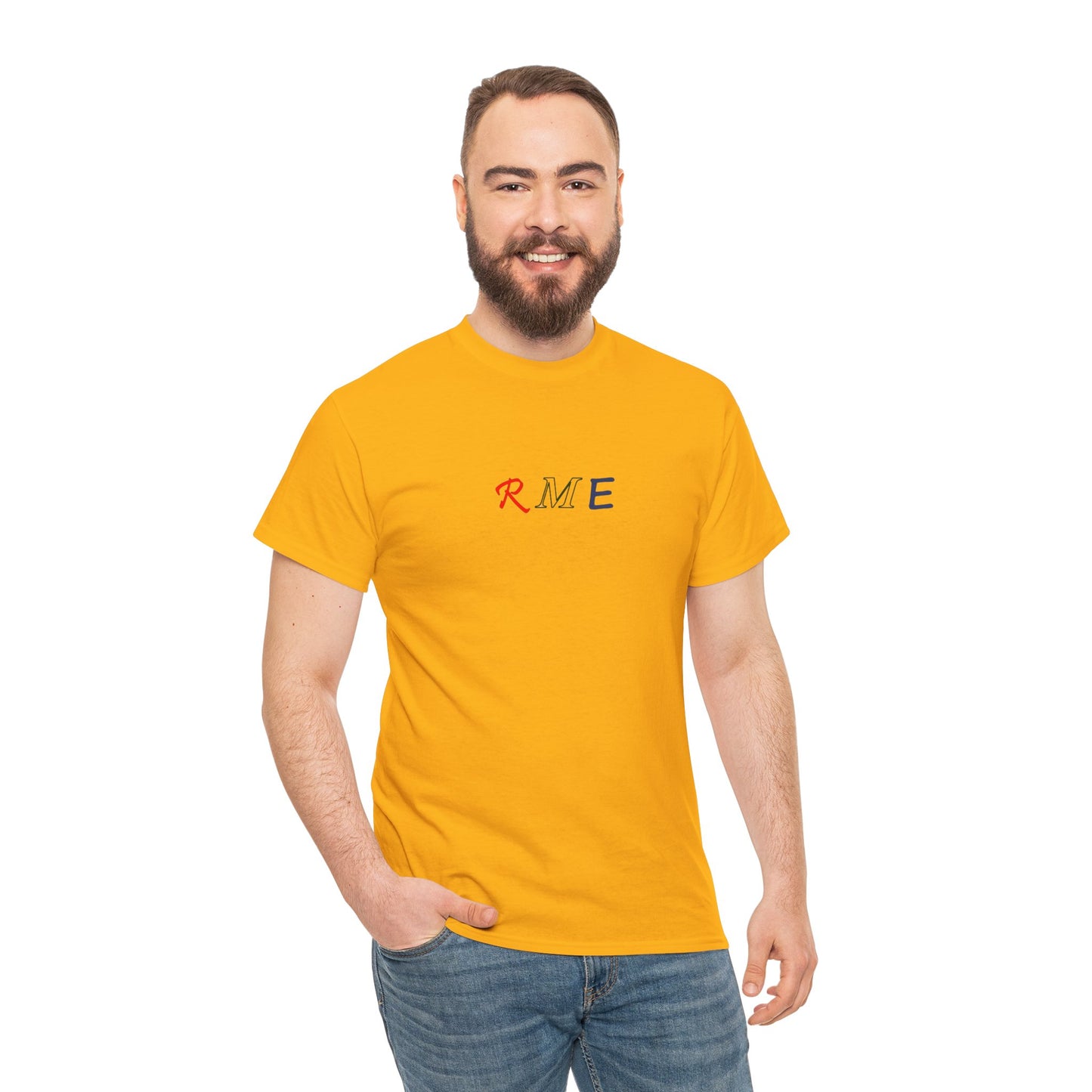 REM - Red white blue Grn 02 - Unisex Heavy Cotton Tee