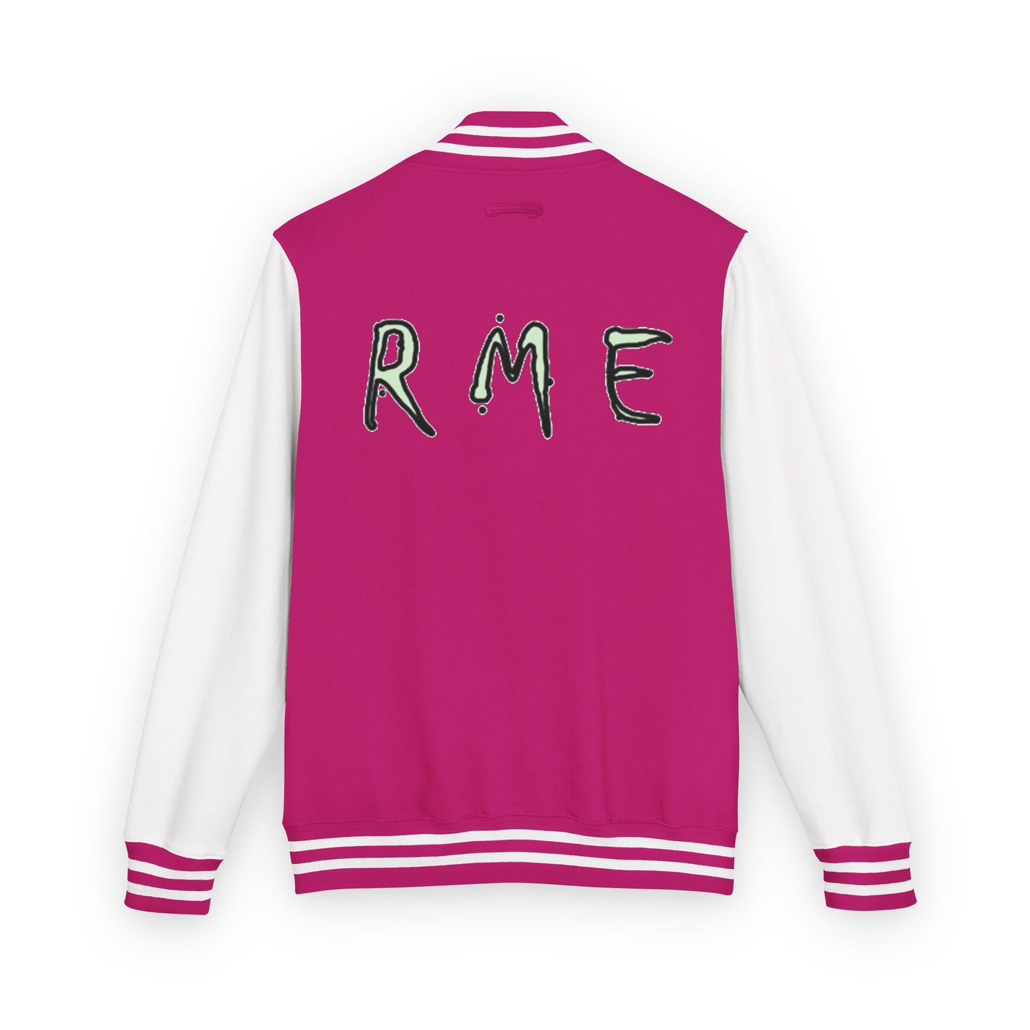 RME Letterman Jacket, Varsity College Style Outerwear, Customizable Baseball Team Coat, Retro Vintage Jacket, Personalized Sports Club