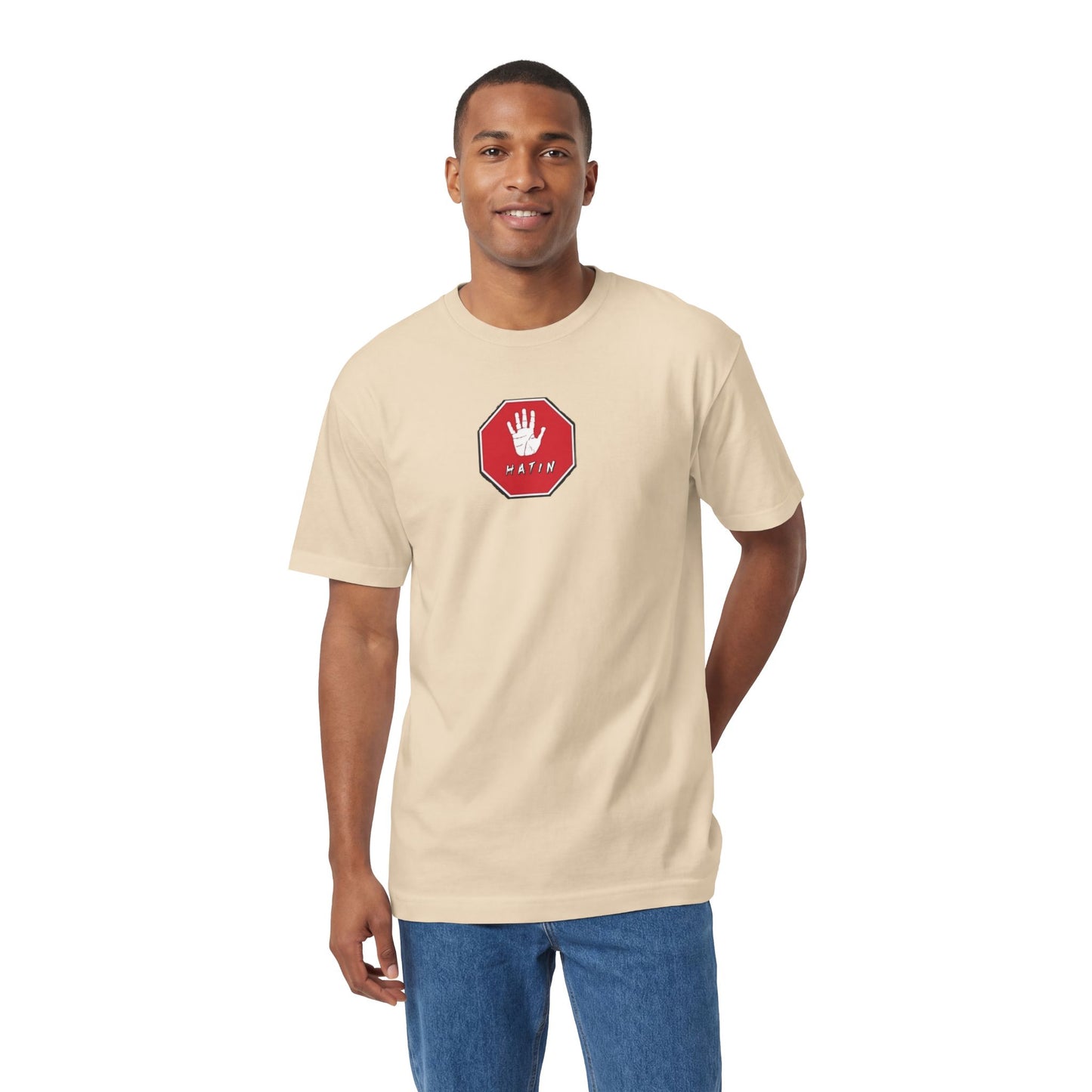 Unisex Classic Tee - STOP HATIN - BLK
