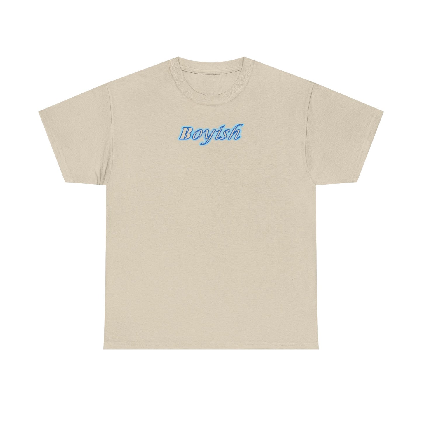 Boyish Unisex T-Shirt, Casual Tee, Trendy Tee, Cotton Tee, Graphic Tee Shirt for Men and Women