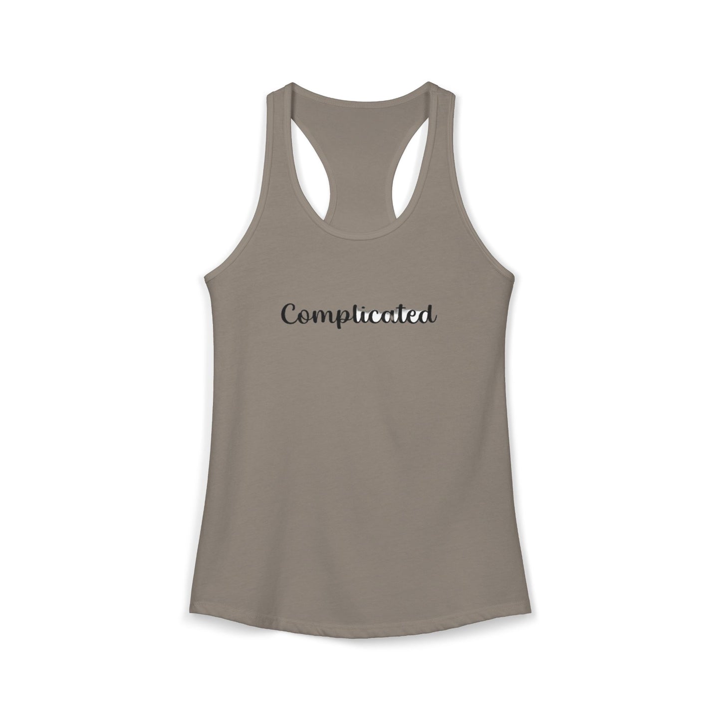 COMPLICATED - Women's Ideal Racerback Tank