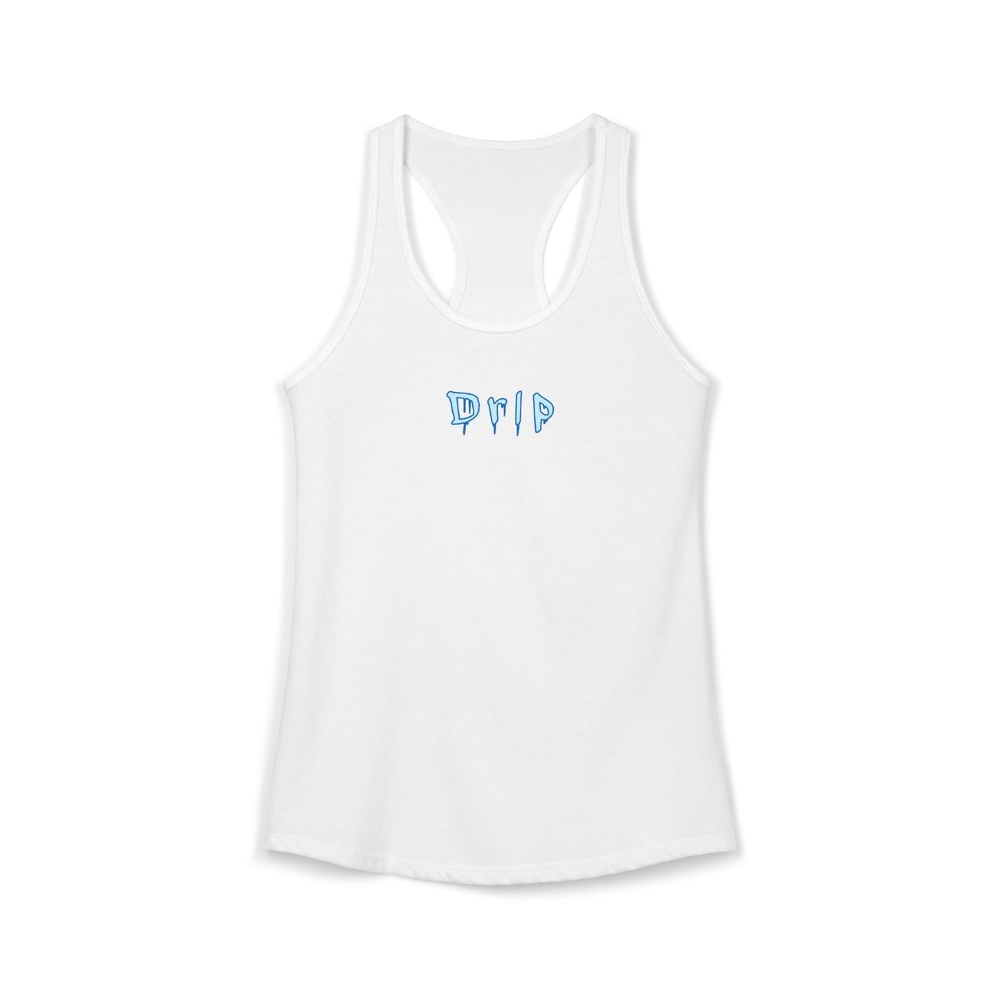 Drip - Women's Racerback Tank Top, Summer Workout Gear, Fitness Apparel, Casual Women's Tank, Beachwear, Gift for Her