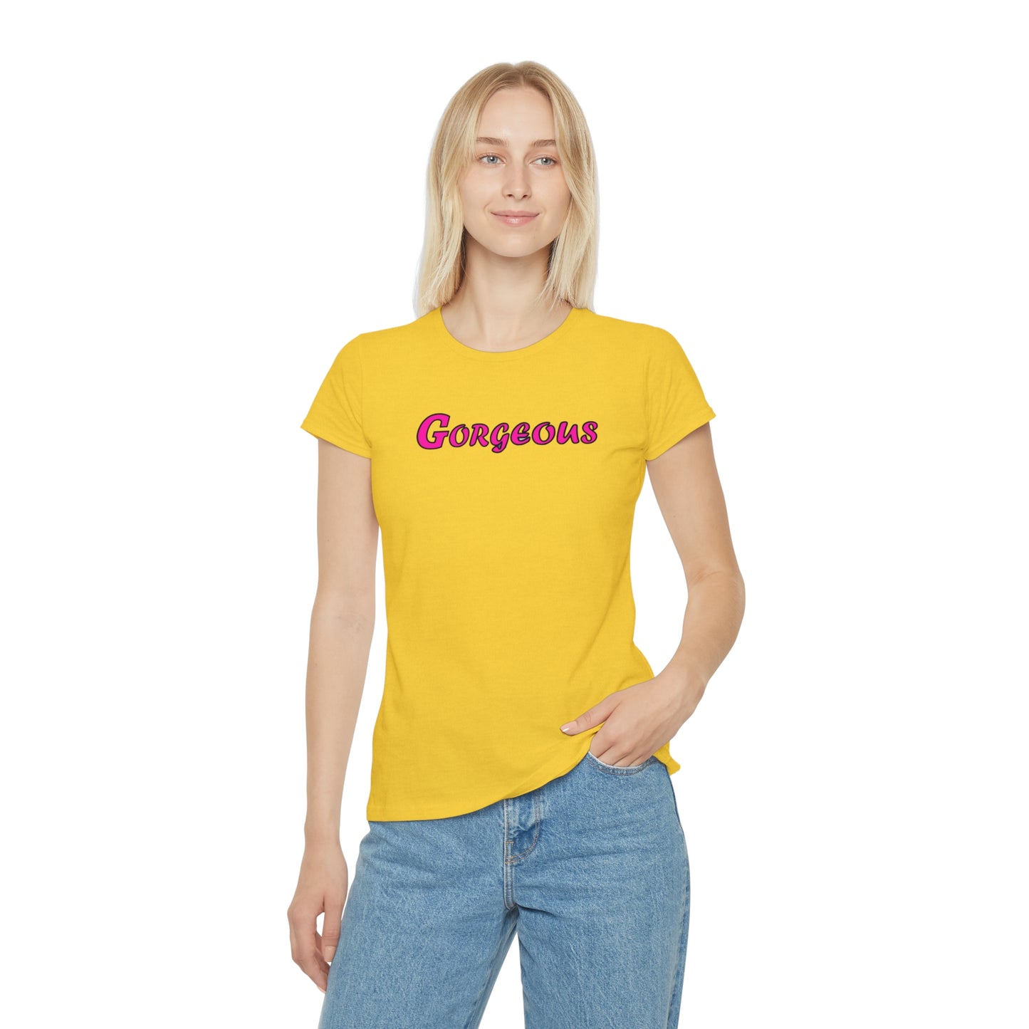 Gorgeous (Pink) - Women's Iconic T-Shirt