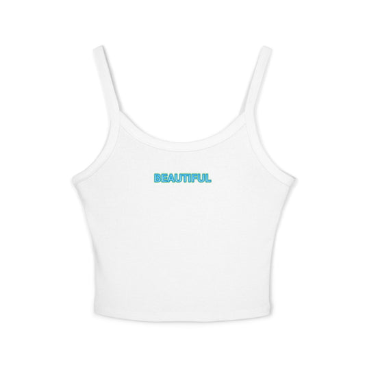 Beautiful Women's Spaghetti Strap Tank Top, Cute Summer Top, Casual Outfit, Gift for Her, Beachwear, Daily Wear