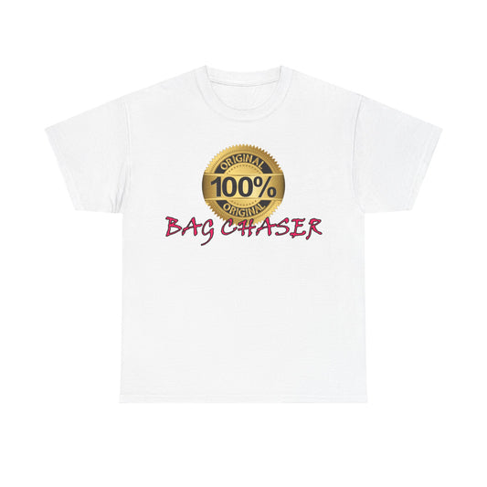 100% Bag Chaser Pink - Unisex Heavy Cotton Tee