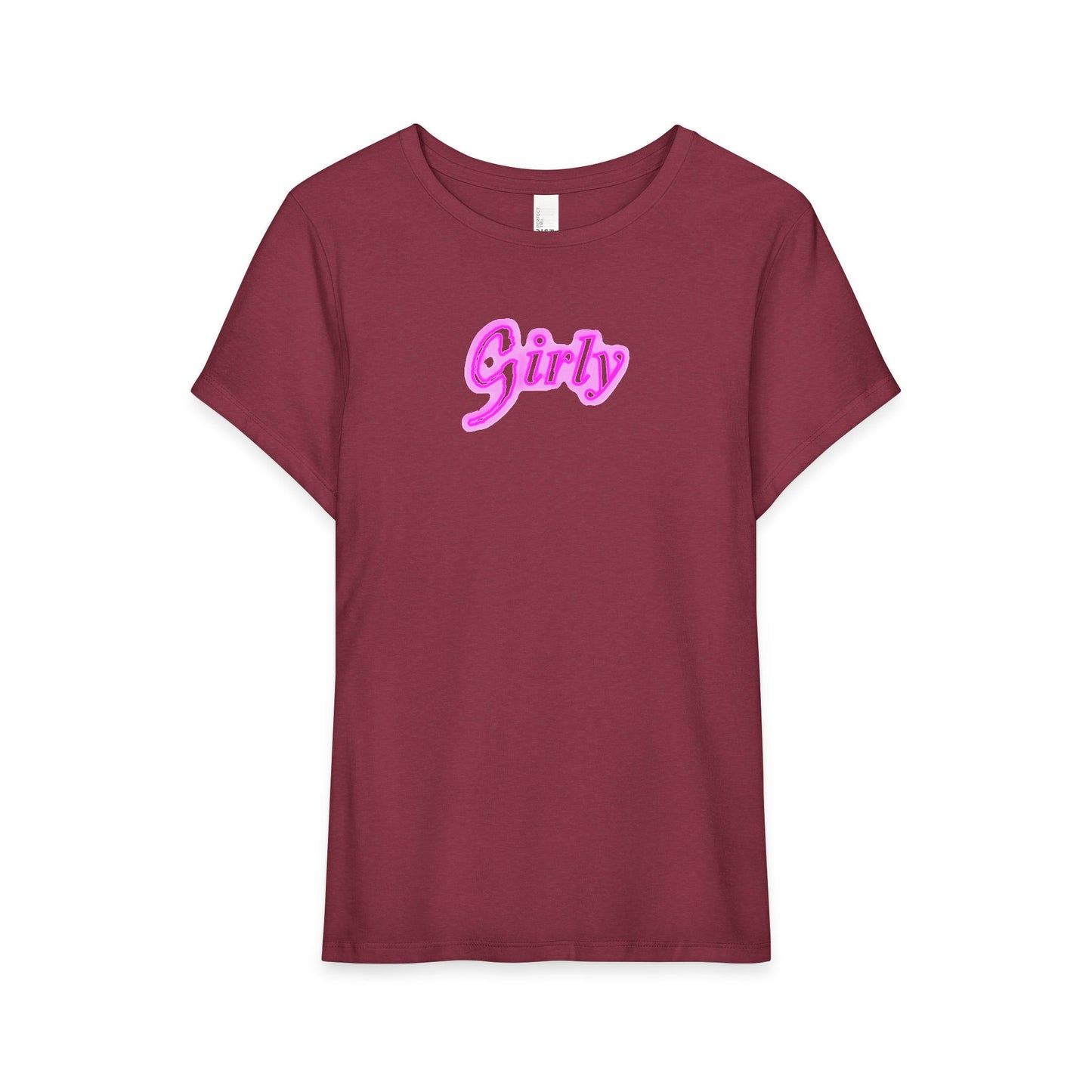 Girly T-Shirt, Feminine Top, Ladies Casual T-Shirt, Cute Tee for Her