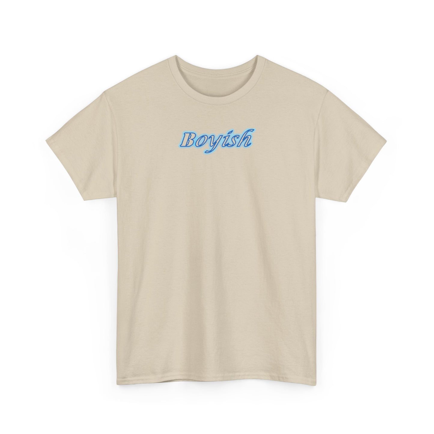 Boyish Unisex T-Shirt, Casual Tee, Trendy Tee, Cotton Tee, Graphic Tee Shirt for Men and Women