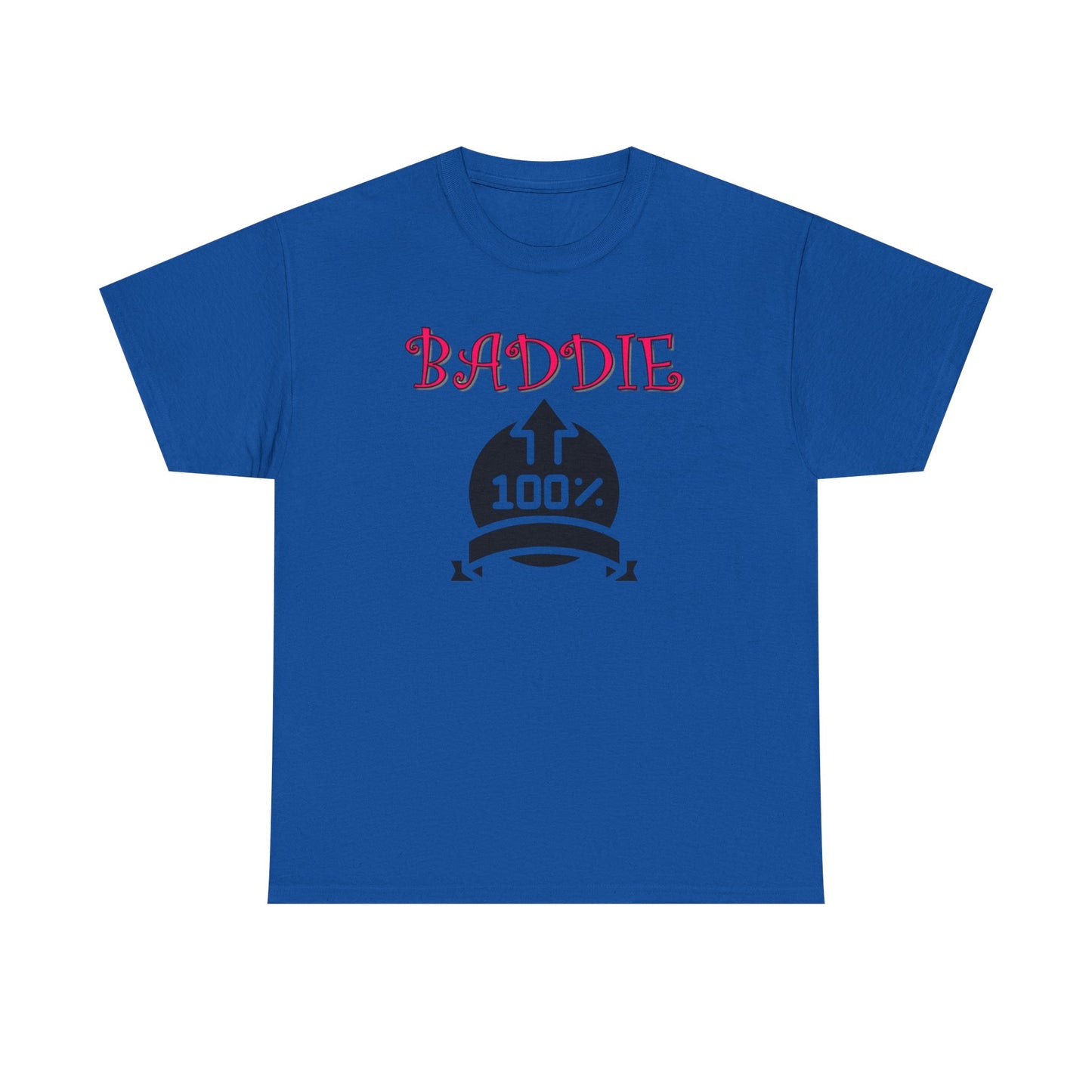 100% Baddie Pink 01 - Unisex Heavy Cotton Tee