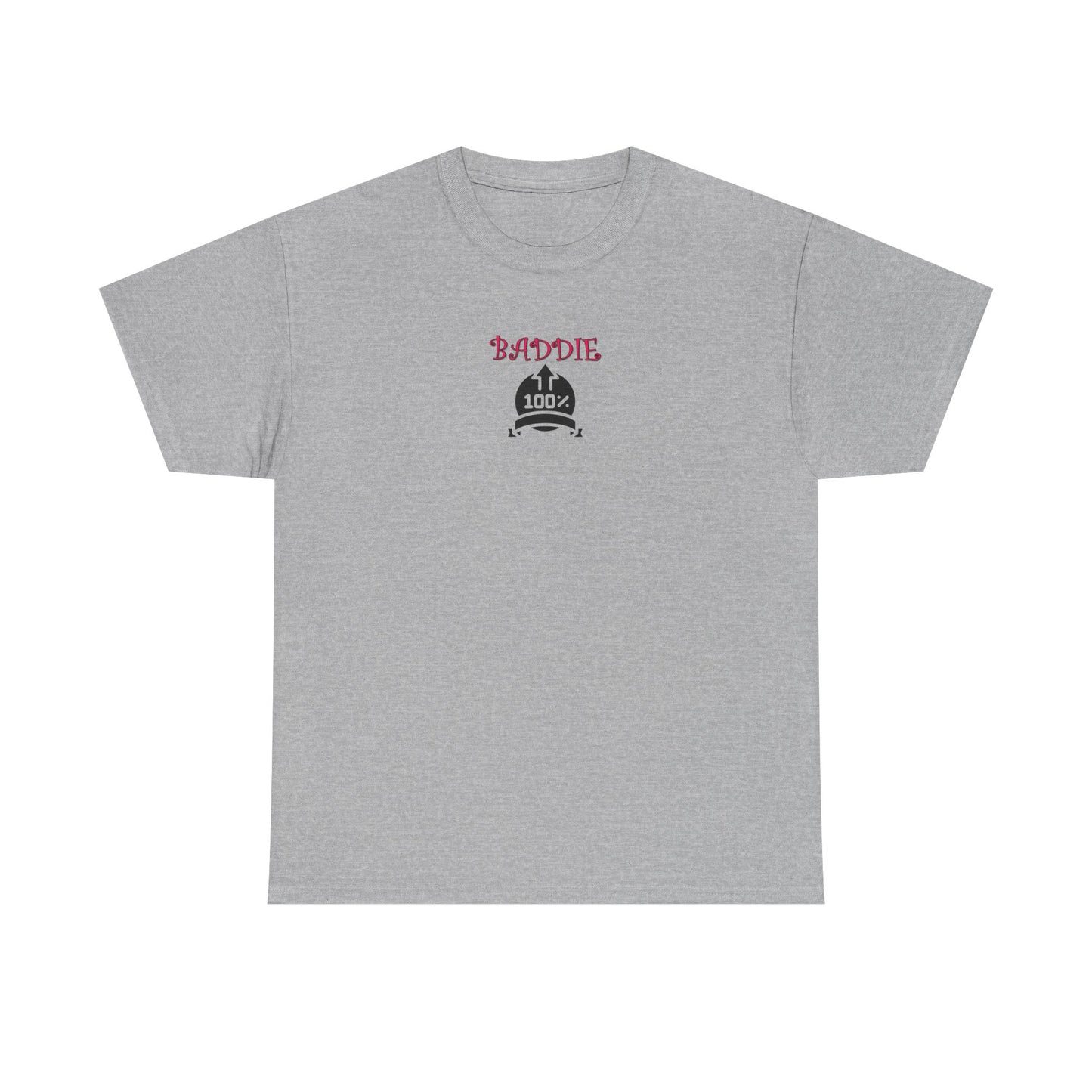 100% Baddie Pink 01 - Unisex Heavy Cotton Tee