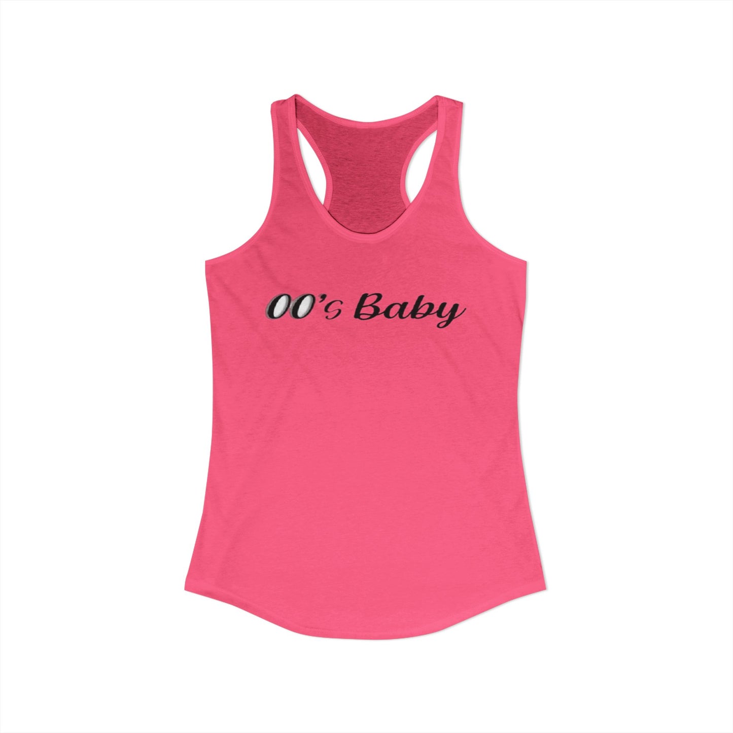 00's Baby - Women's Ideal Racerback Tank