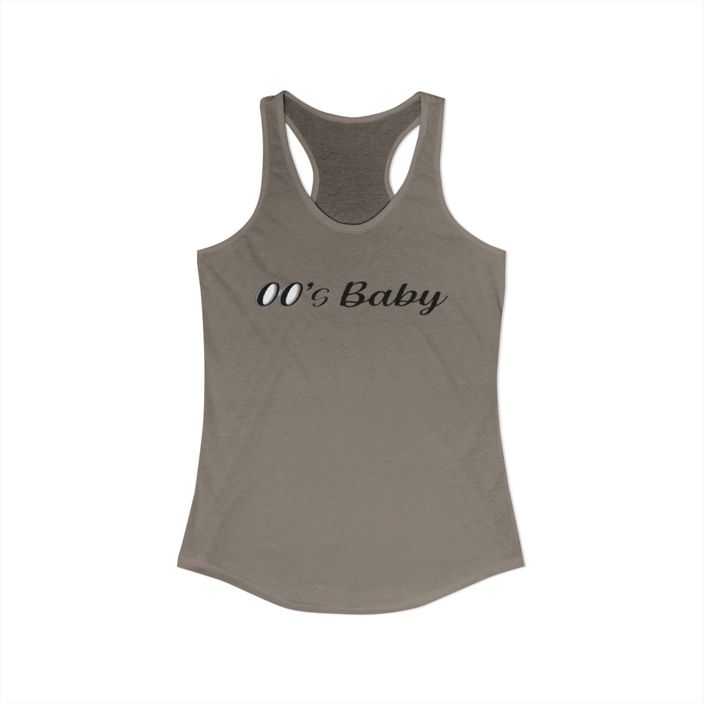 00's Baby - Women's Ideal Racerback Tank
