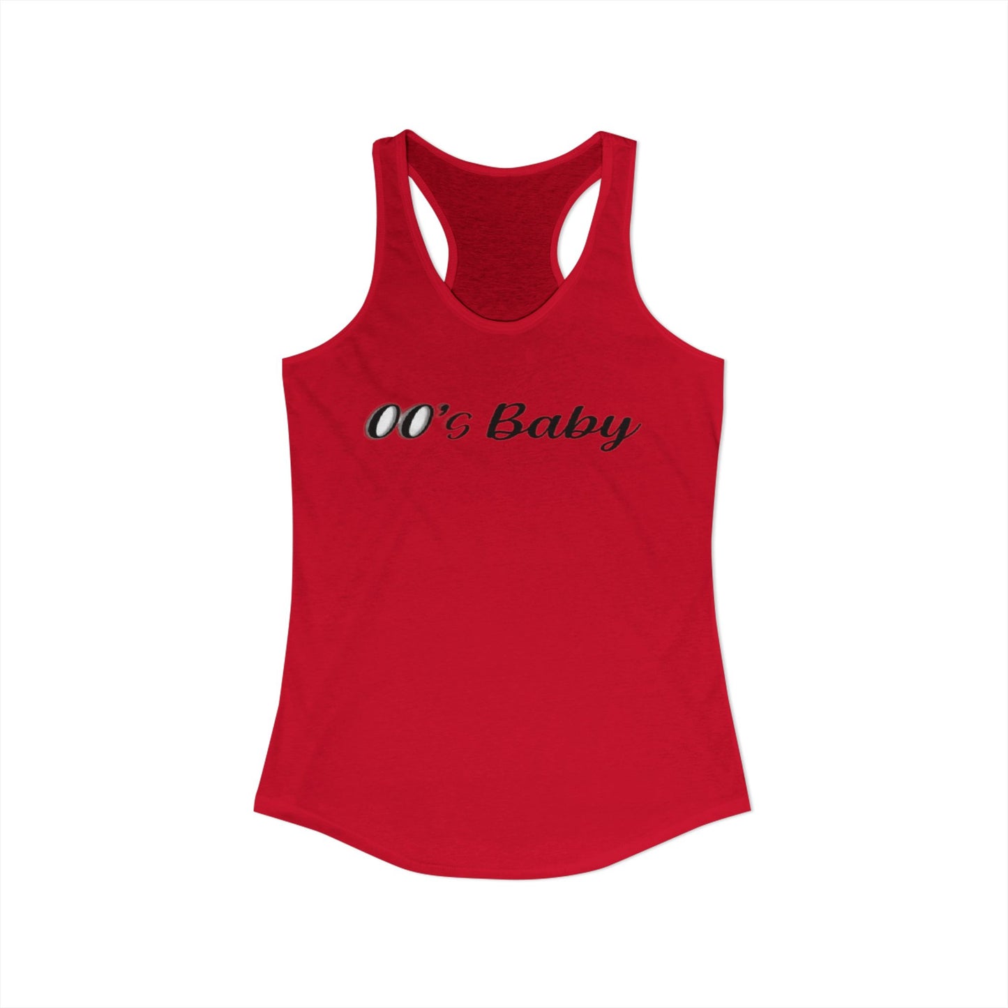00's Baby - Women's Ideal Racerback Tank