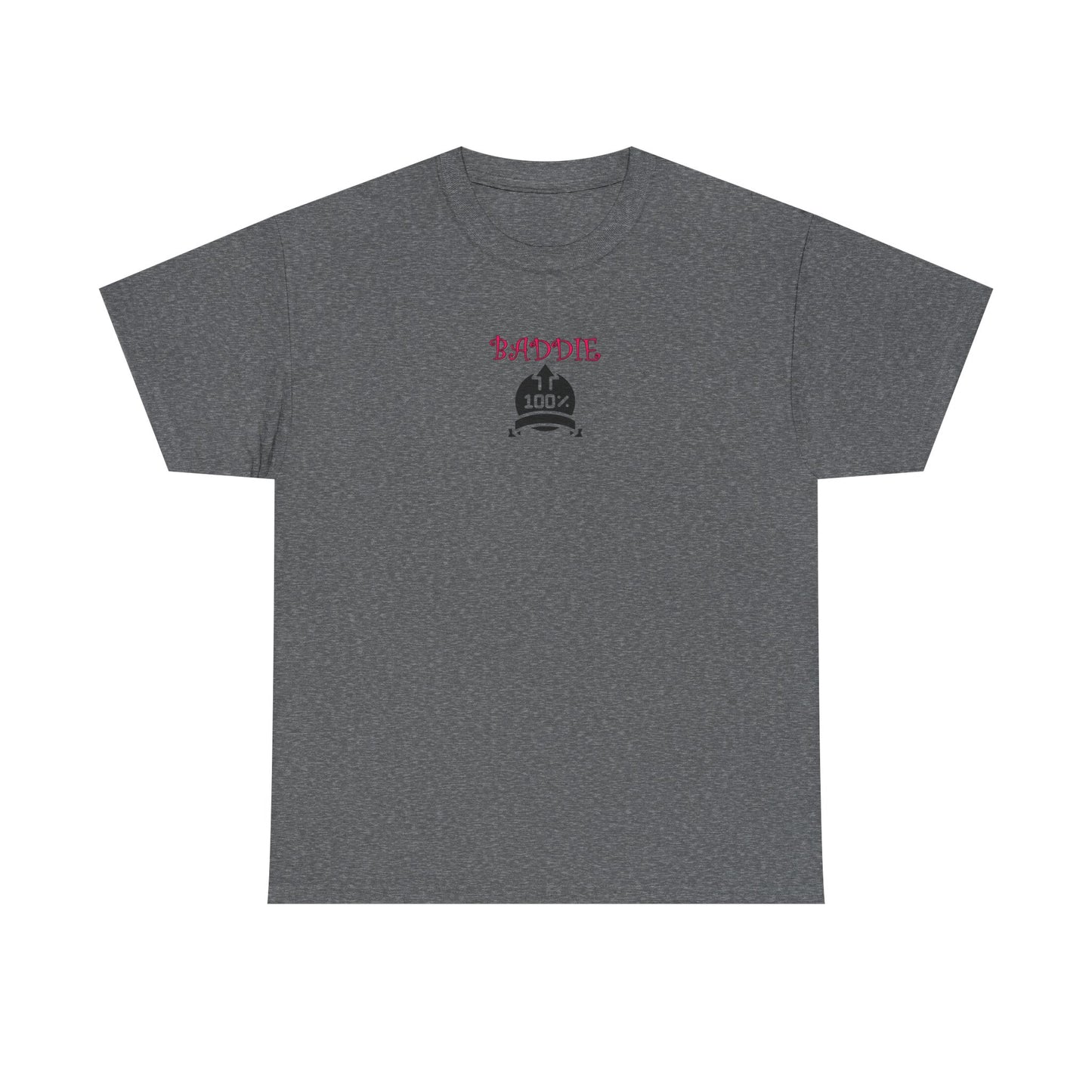 100% Baddie Pink 01 - Unisex Heavy Cotton Tee