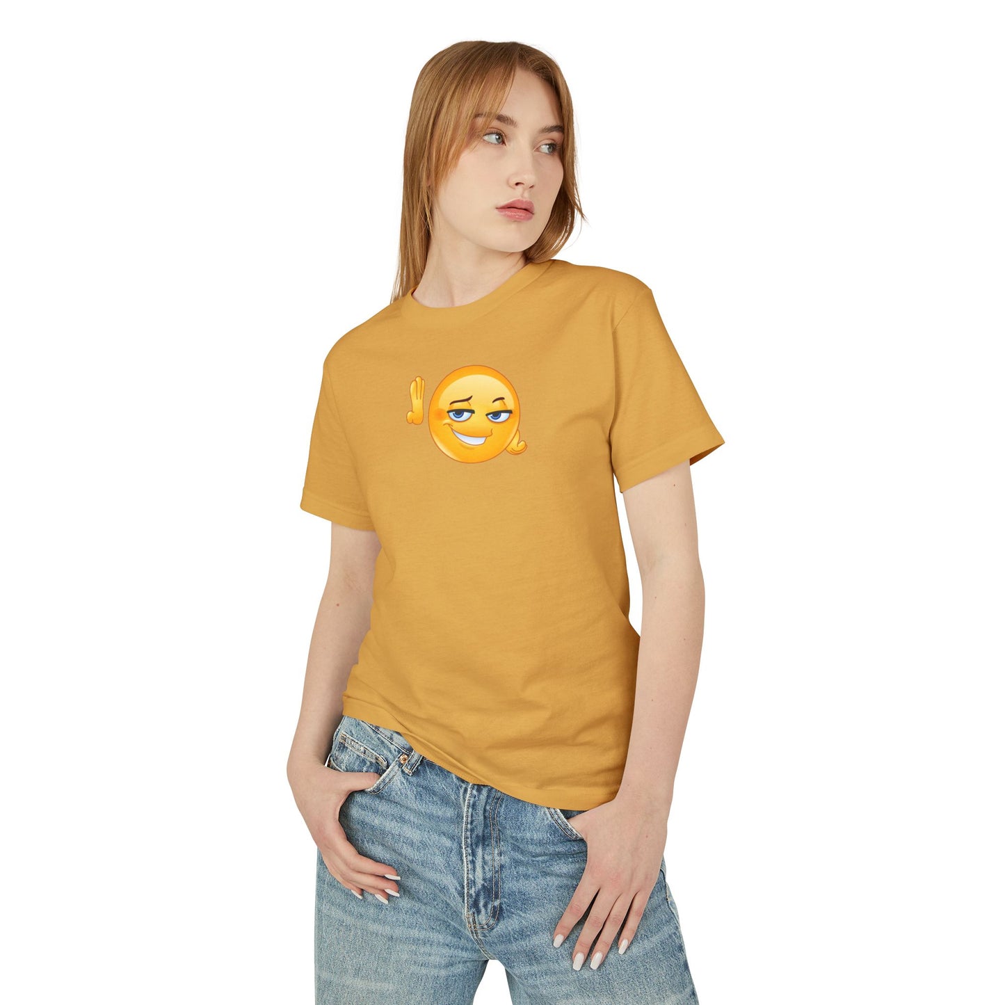 What's Up Emoji - Unisex Garment-Dyed Heavyweight Cotton Tee
