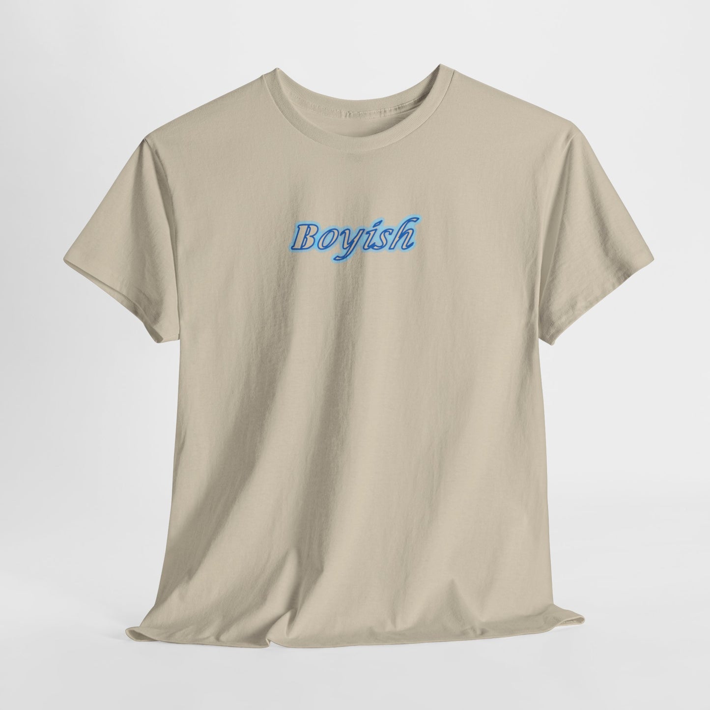 Boyish Unisex T-Shirt, Casual Tee, Trendy Tee, Cotton Tee, Graphic Tee Shirt for Men and Women