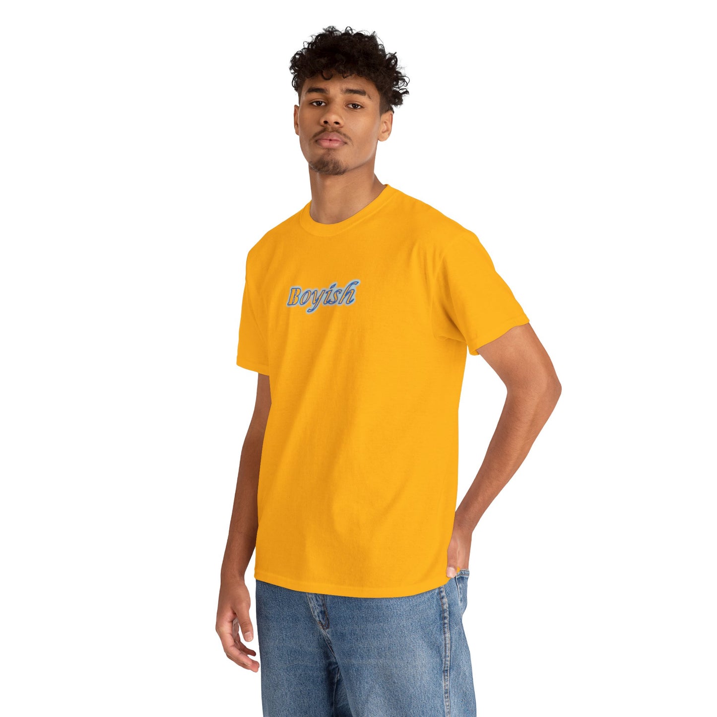 Boyish Unisex T-Shirt, Casual Tee, Trendy Tee, Cotton Tee, Graphic Tee Shirt for Men and Women