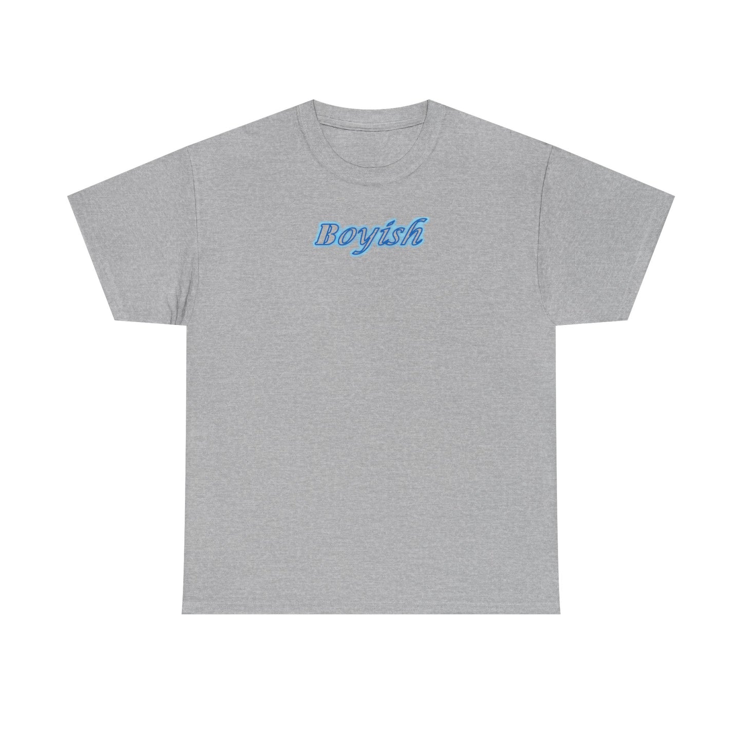 Boyish Unisex T-Shirt, Casual Tee, Trendy Tee, Cotton Tee, Graphic Tee Shirt for Men and Women