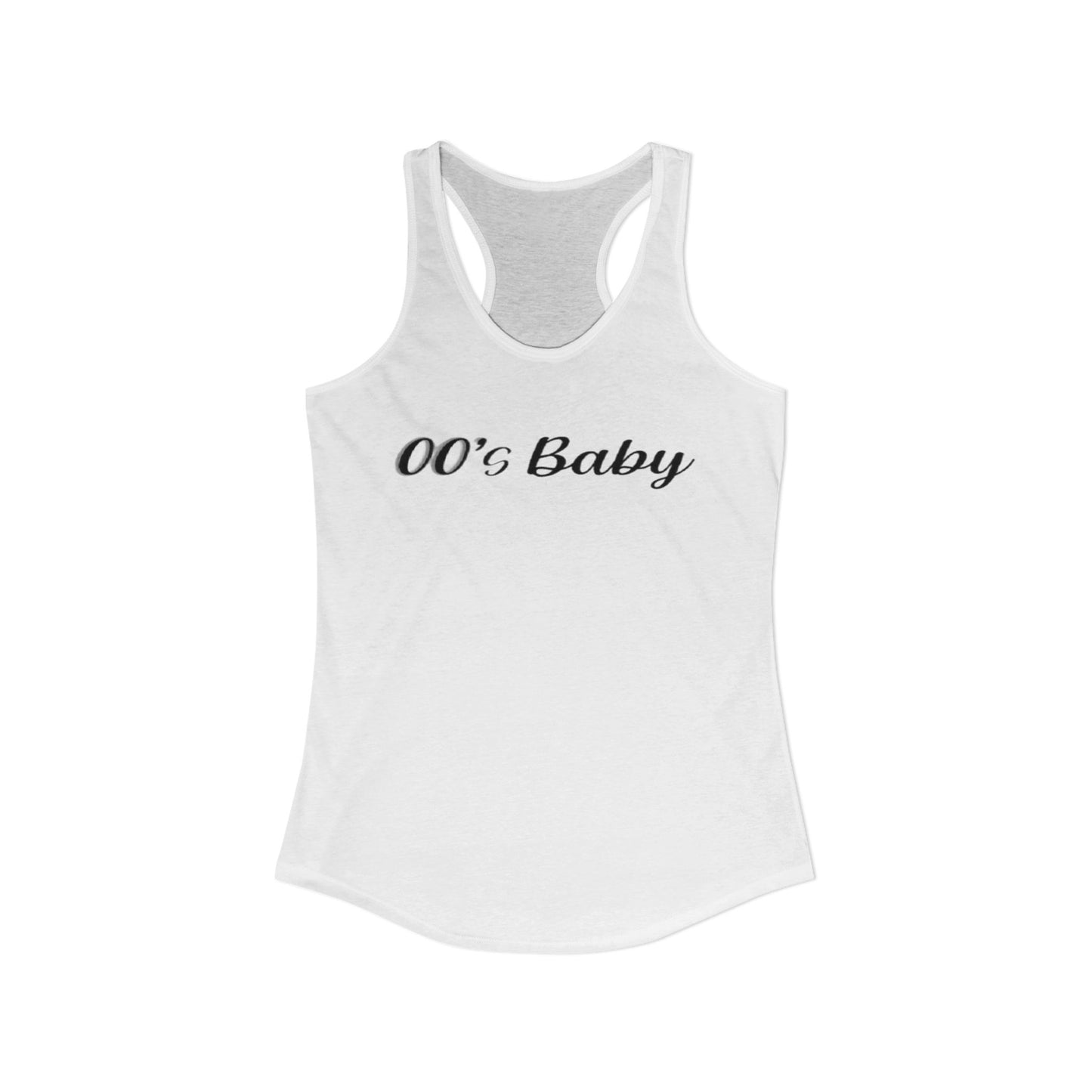 00's Baby - Women's Ideal Racerback Tank