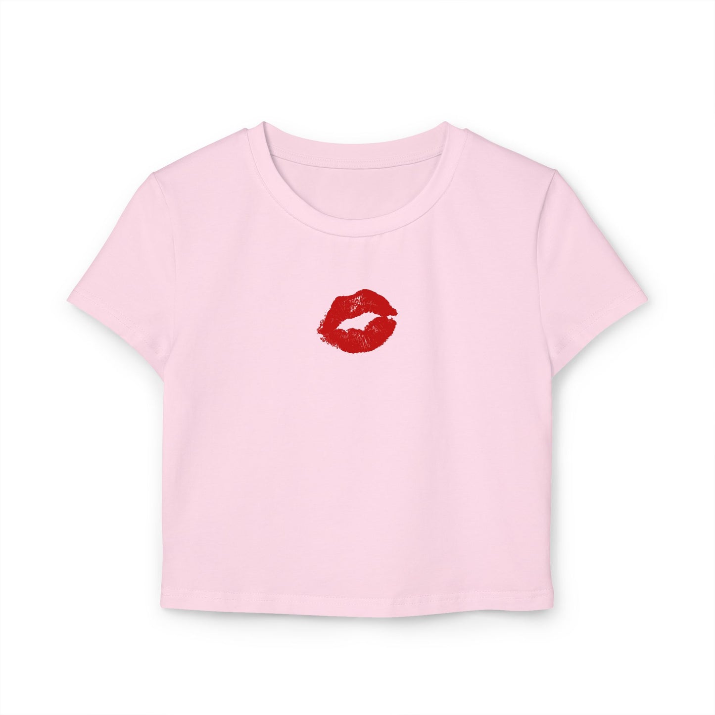 Lip Print - Women's Baby Tee