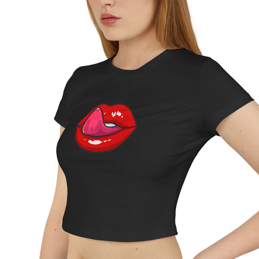 Licking Lips - Women's Baby Tee