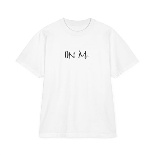 On Me Grey - Unisex Tee Shirt, Garment-Dyed T-Shirt, Drop-Shoulder Top, Grey Tshirt for Men and Women