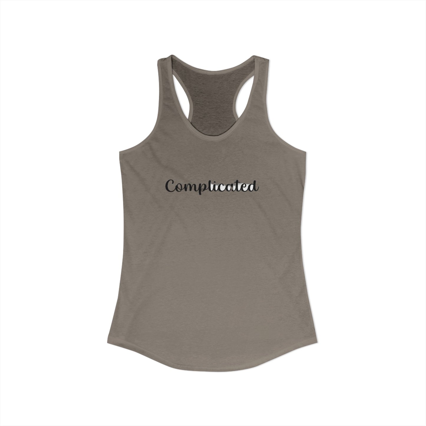 COMPLICATED - Women's Ideal Racerback Tank