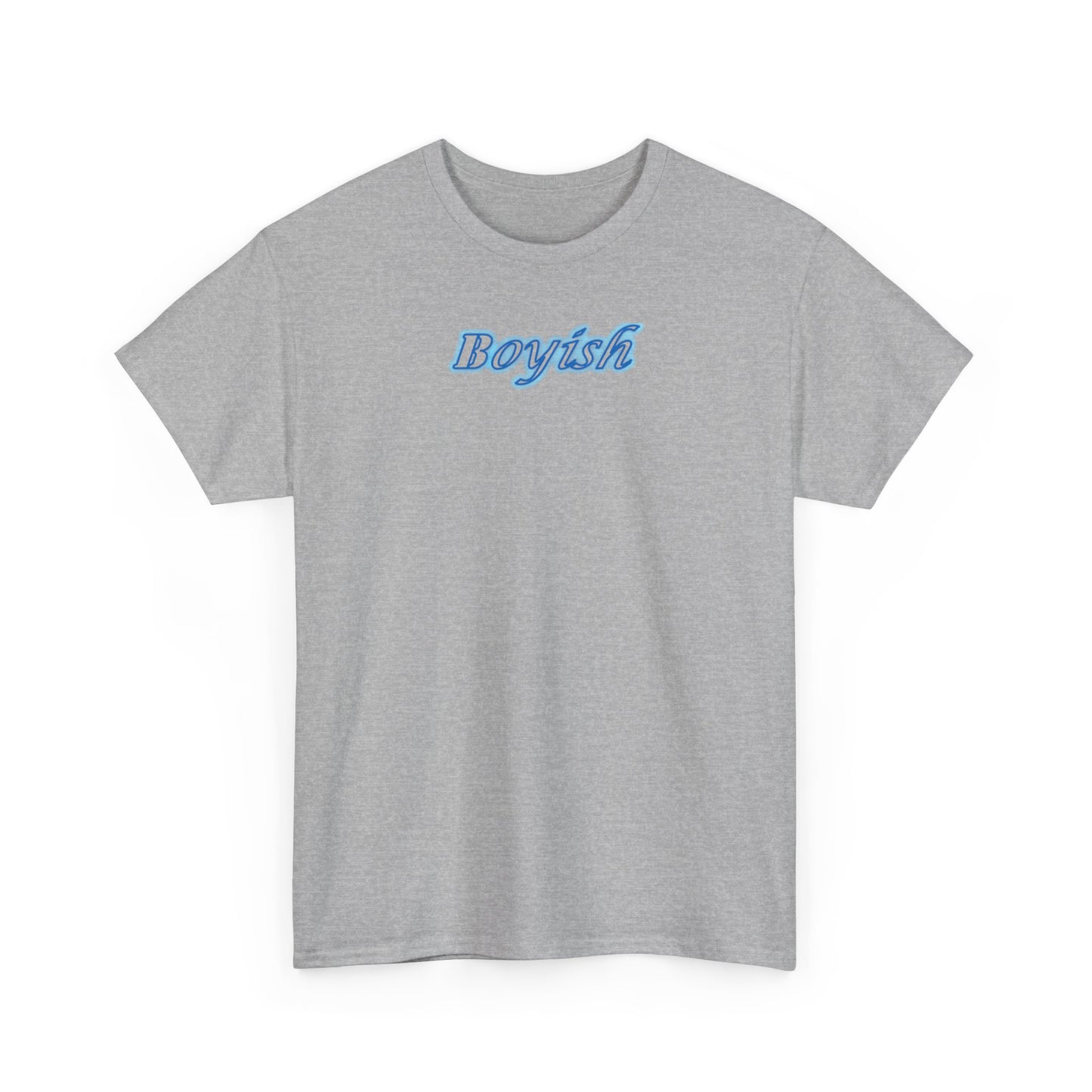 Boyish Unisex T-Shirt, Casual Tee, Trendy Tee, Cotton Tee, Graphic Tee Shirt for Men and Women
