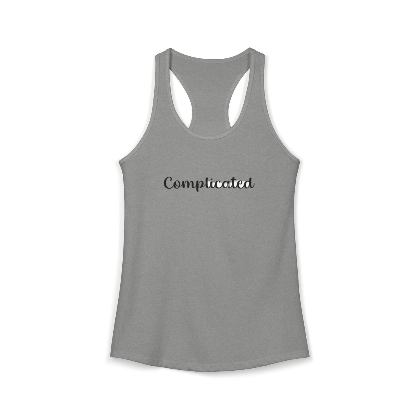 COMPLICATED - Women's Ideal Racerback Tank