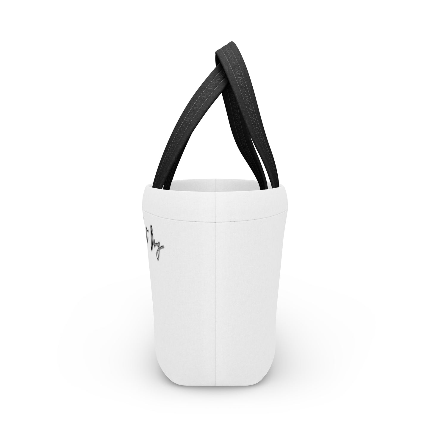 THAT BAG Lunch Bag Blk Letter - Insulated Cooler Tote, Picnic Basket, School Lunch Container, Food Storage Organizer, Lunch Box