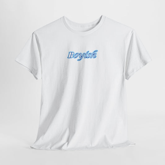 Boyish Unisex T-Shirt, Casual Tee, Trendy Tee, Cotton Tee, Graphic Tee Shirt for Men and Women