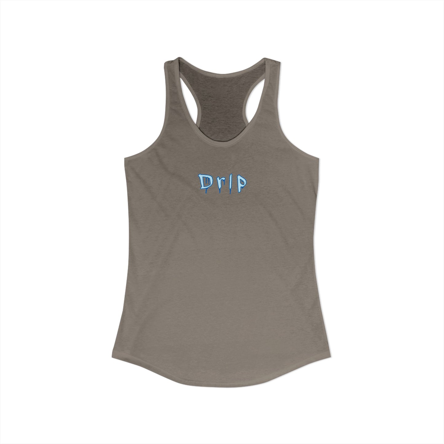 Drip - Women's Racerback Tank Top, Summer Workout Gear, Fitness Apparel, Casual Women's Tank, Beachwear, Gift for Her