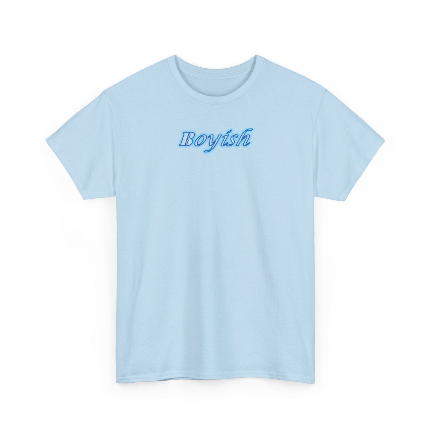 Boyish Unisex T-Shirt, Casual Tee, Trendy Tee, Cotton Tee, Graphic Tee Shirt for Men and Women