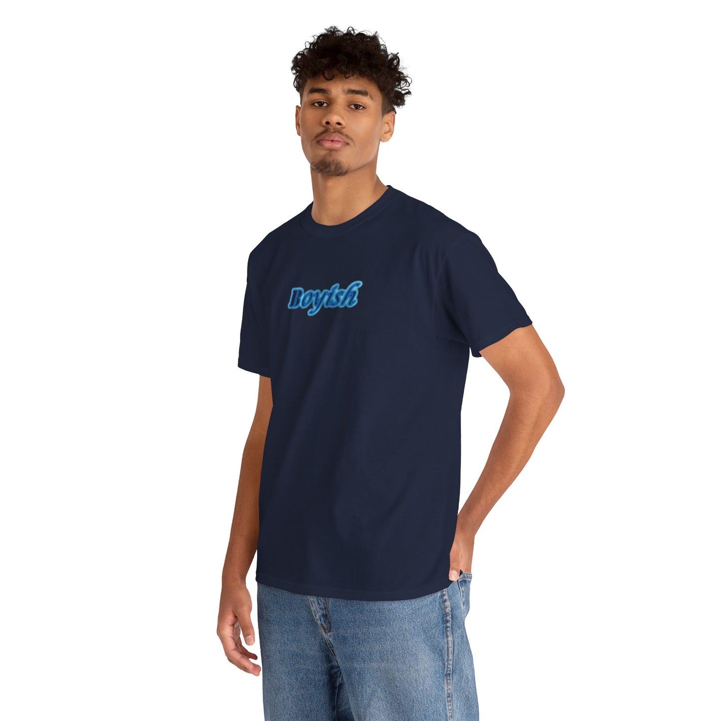 Boyish Unisex T-Shirt, Casual Tee, Trendy Tee, Cotton Tee, Graphic Tee Shirt for Men and Women