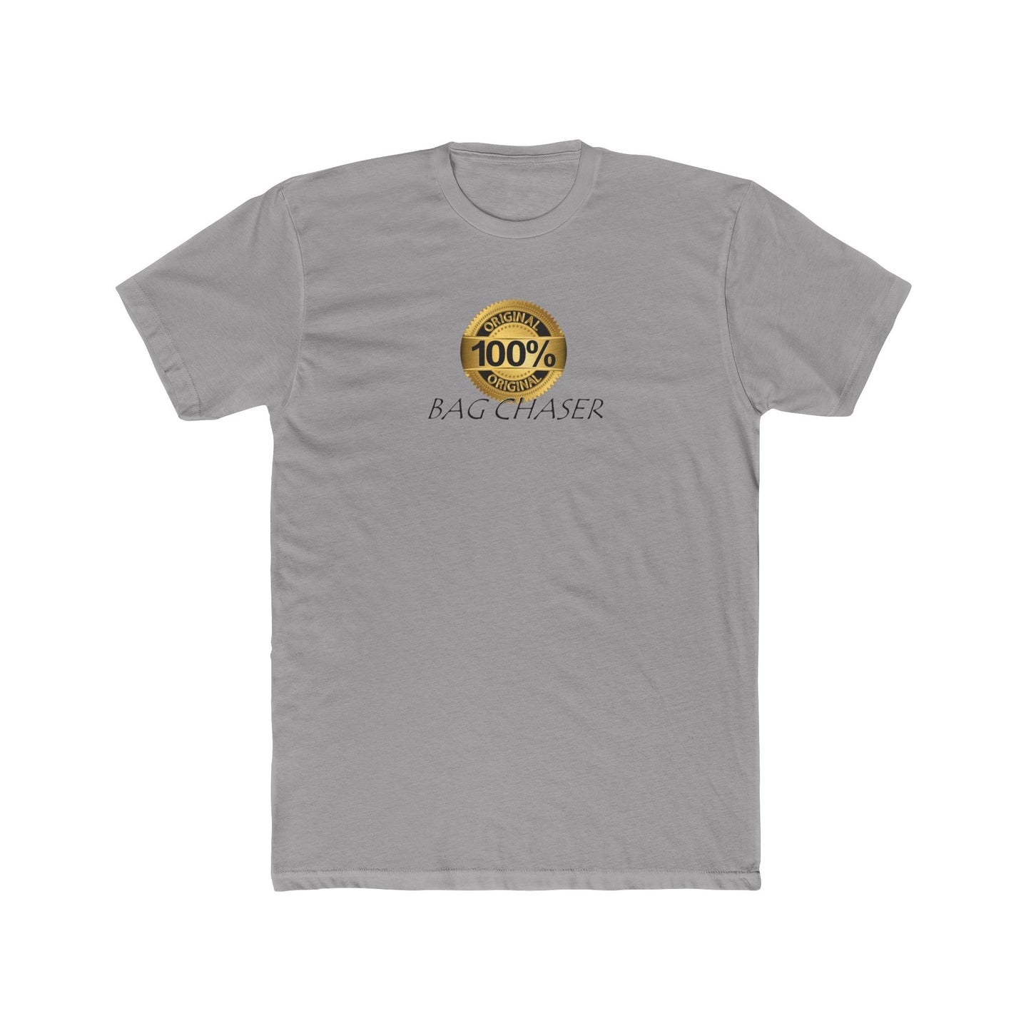 100% Bag Chaser Blk - Unisex Cotton Crew Tee