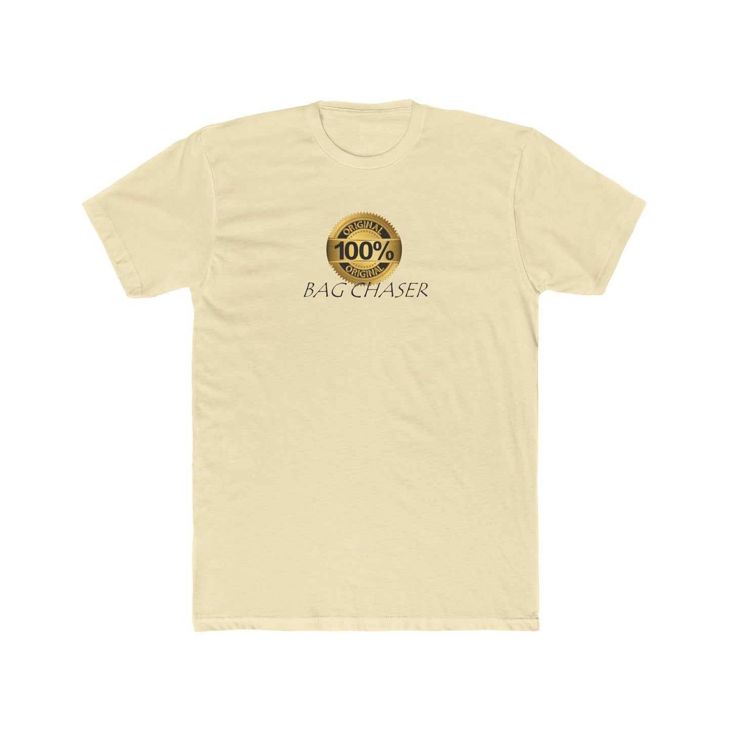 100% Bag Chaser Blk - Unisex Cotton Crew Tee