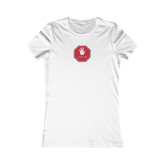Women's Favorite Tee - STOP HATIN - BLK