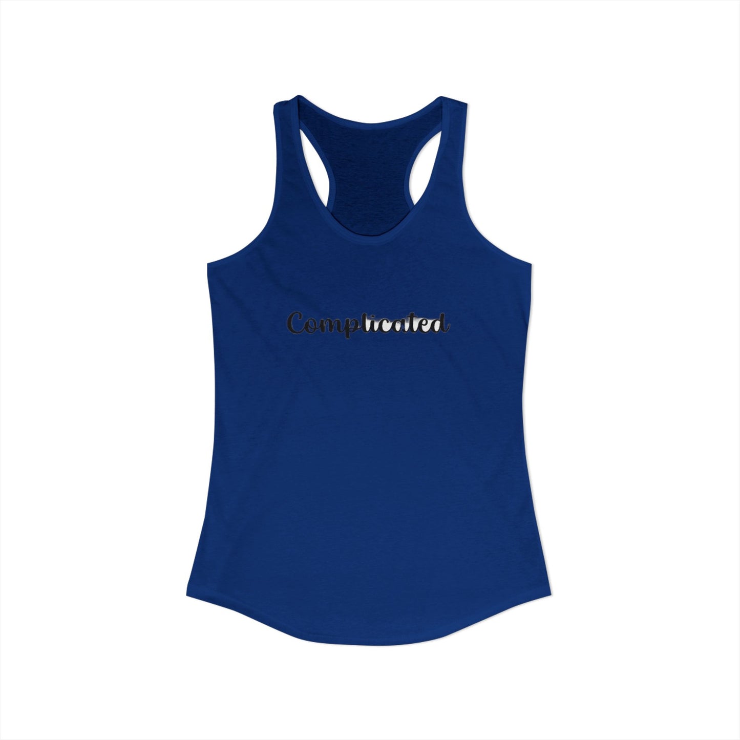 COMPLICATED - Women's Ideal Racerback Tank