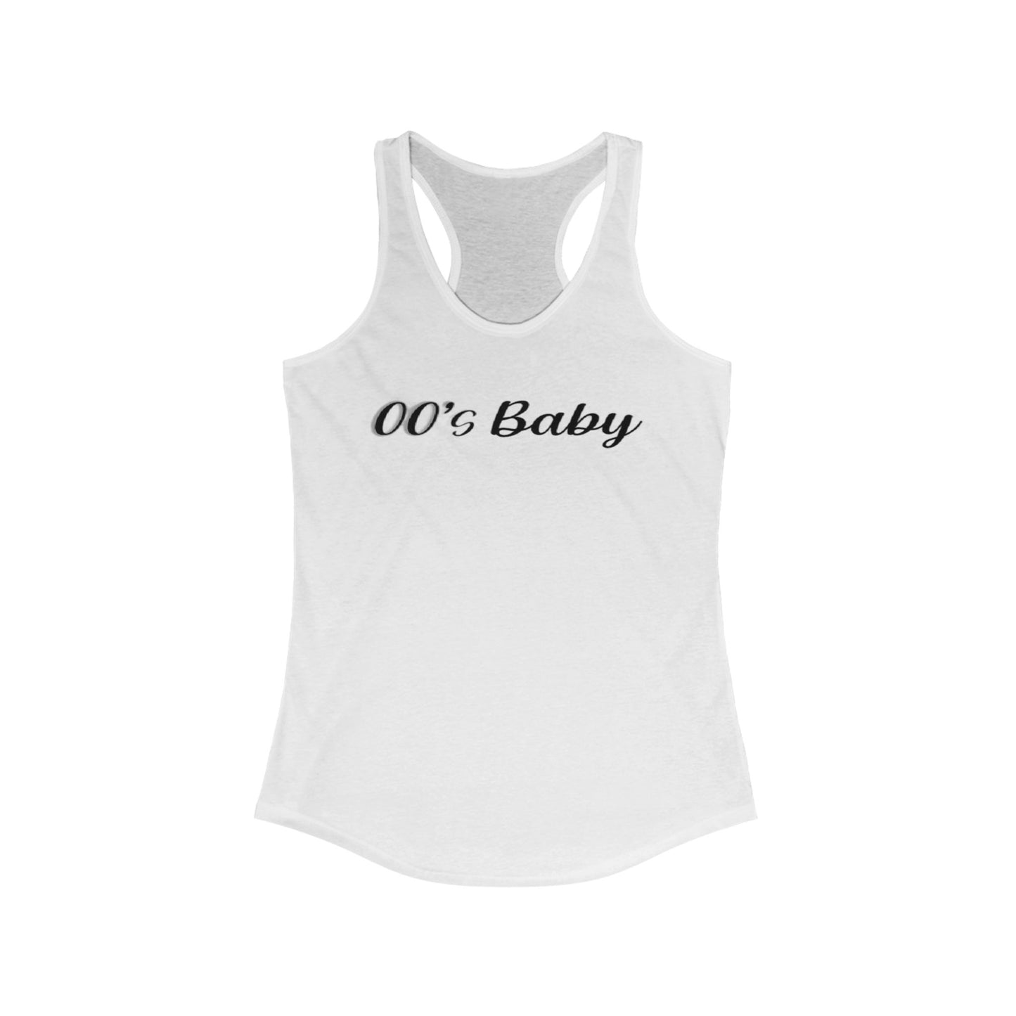 00's Baby - Women's Ideal Racerback Tank