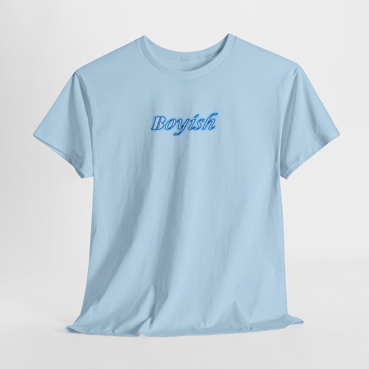 Boyish Unisex T-Shirt, Casual Tee, Trendy Tee, Cotton Tee, Graphic Tee Shirt for Men and Women