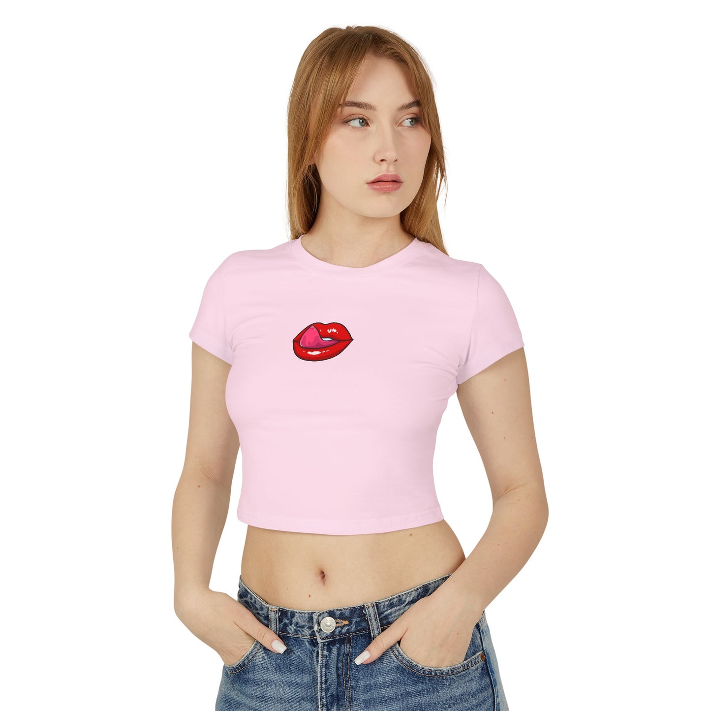 Licking Lips - Women's Baby Tee