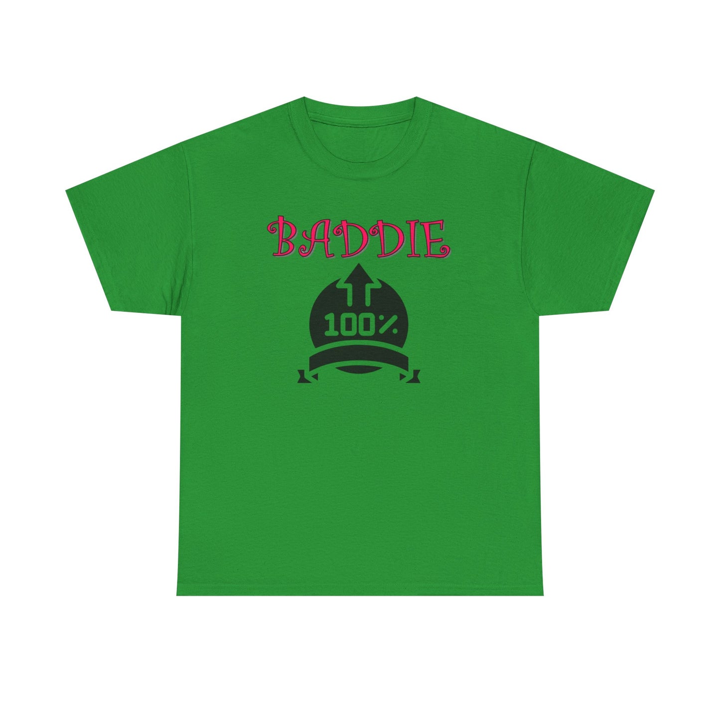 100% Baddie Pink 01 - Unisex Heavy Cotton Tee