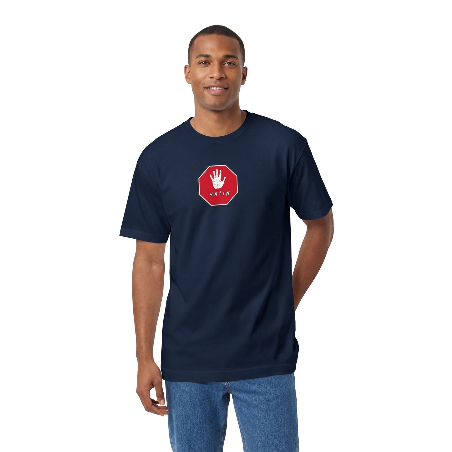 Unisex Classic Tee - STOP HATIN - BLK