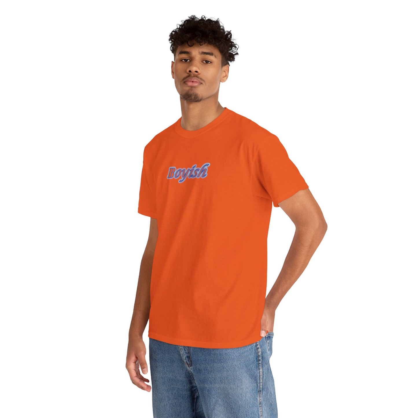 Boyish Unisex T-Shirt, Casual Tee, Trendy Tee, Cotton Tee, Graphic Tee Shirt for Men and Women