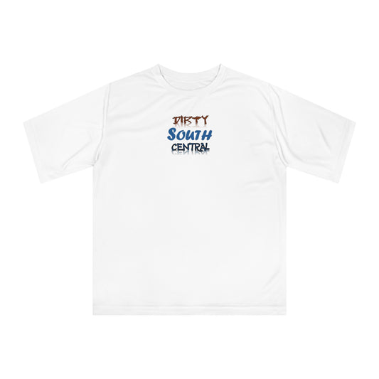Dirty South Central Blue Unisex Performance T-shirt, Stylish Athletic Tee, Casual Wear, Sports Shirt, Gift for Music Lovers, Comfortable