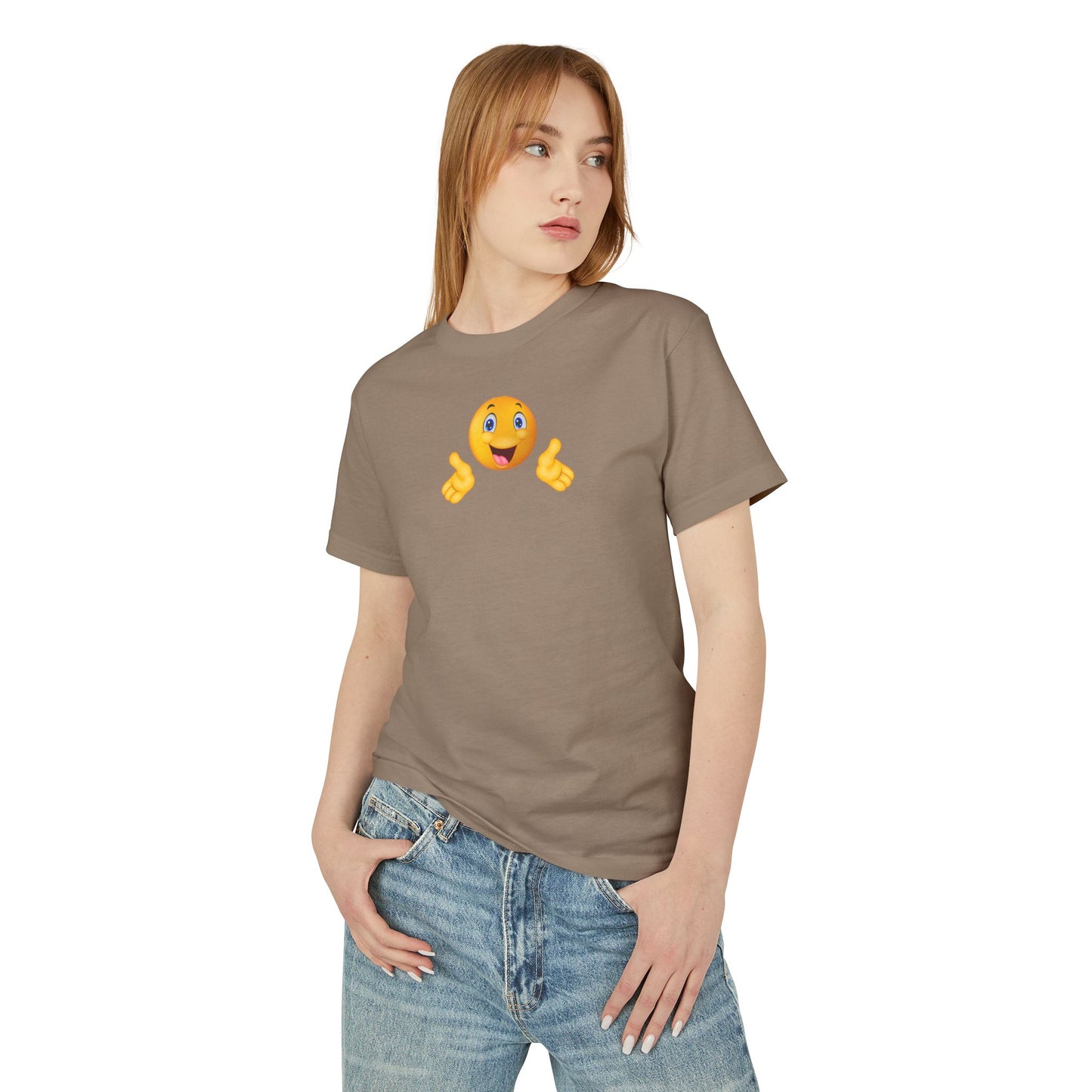 Hey Emoji - Unisex Garment-Dyed Heavyweight Cotton Tee