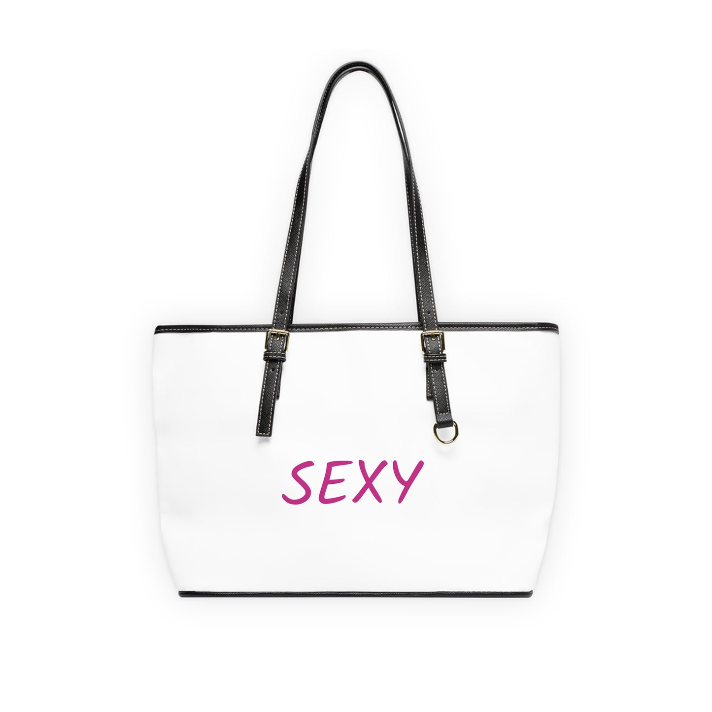 Sexy (Pink Ink) - PU Leather Shoulder Bag