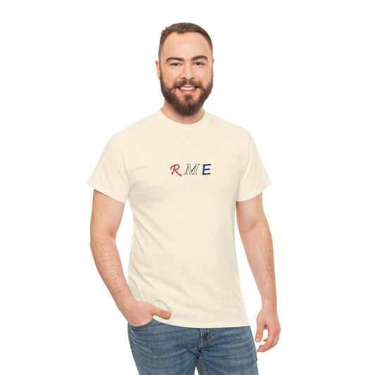 REM - Red white blue Grn 02 - Unisex Heavy Cotton Tee